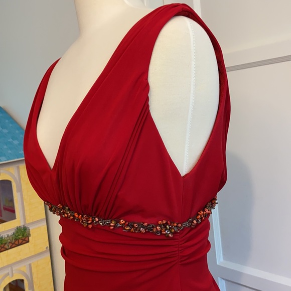 David Meister Red Dress - Picture 3 of 9